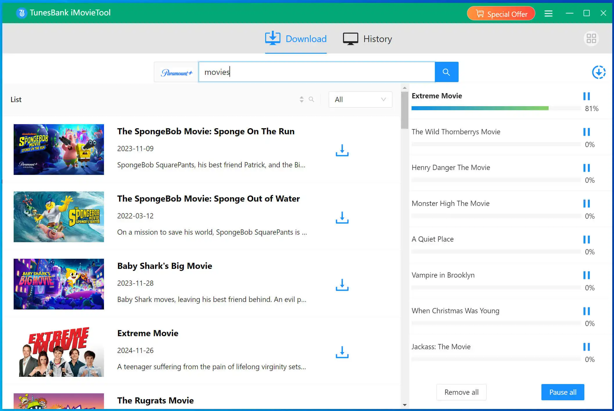 Download Paramount+ Movies