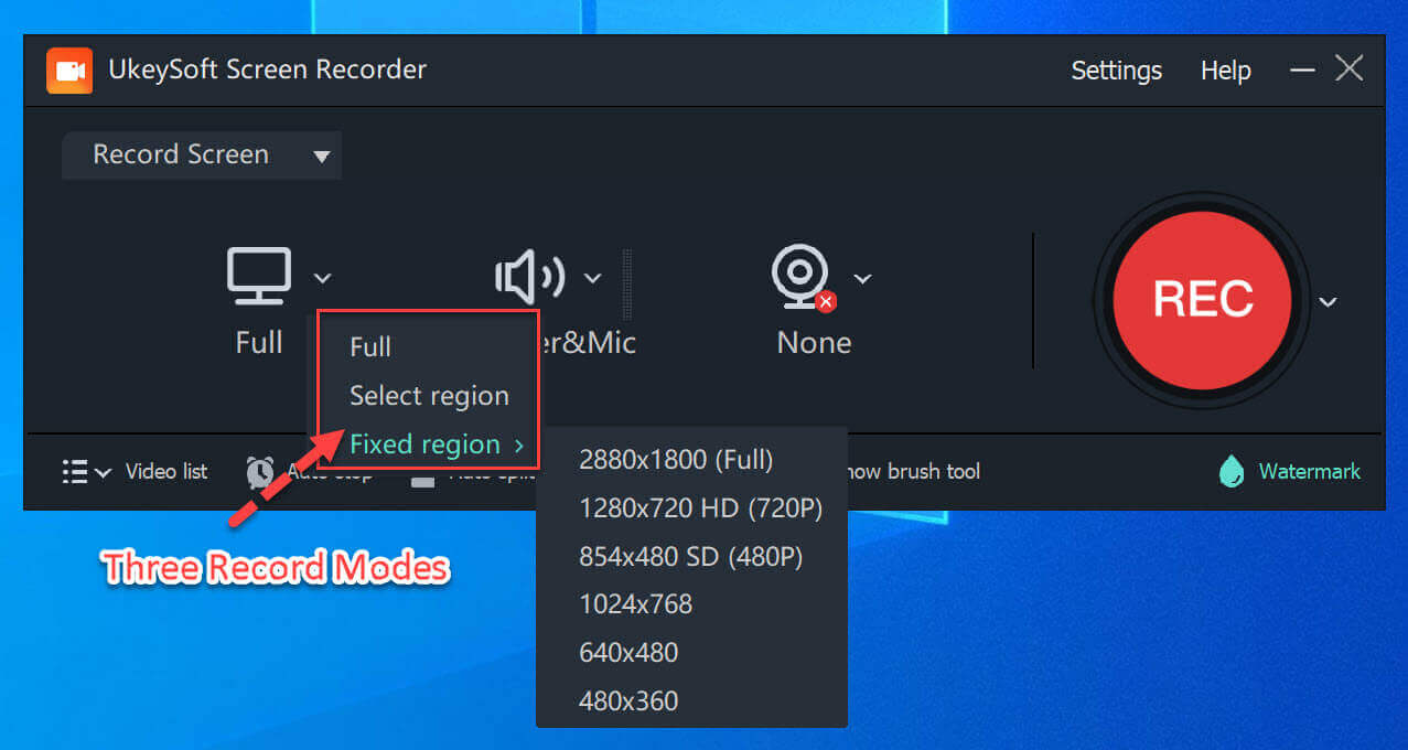 full screen record Netflix video