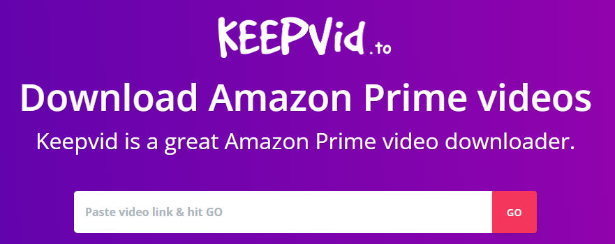 Convert Amazon Video to MP4 via Keepvid