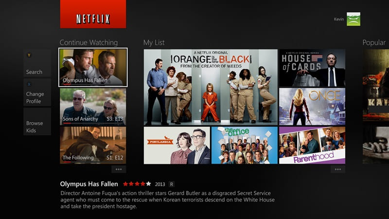 active Netflix tv8 code on Xbox