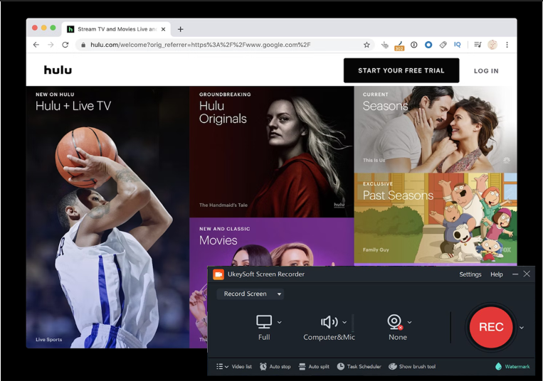 open hulu website