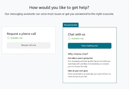 contact amazon service