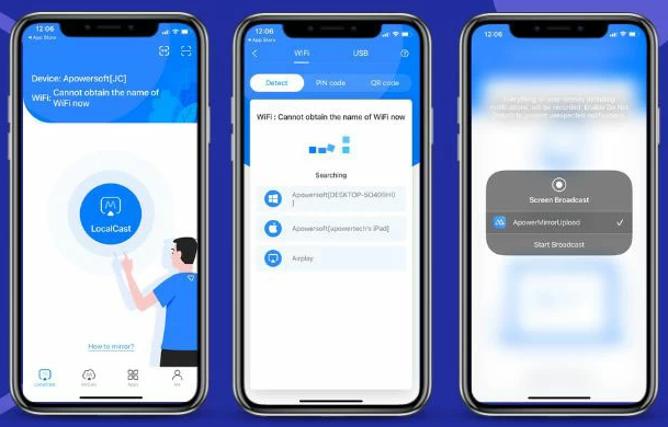 install ApowerMirror app on iphone