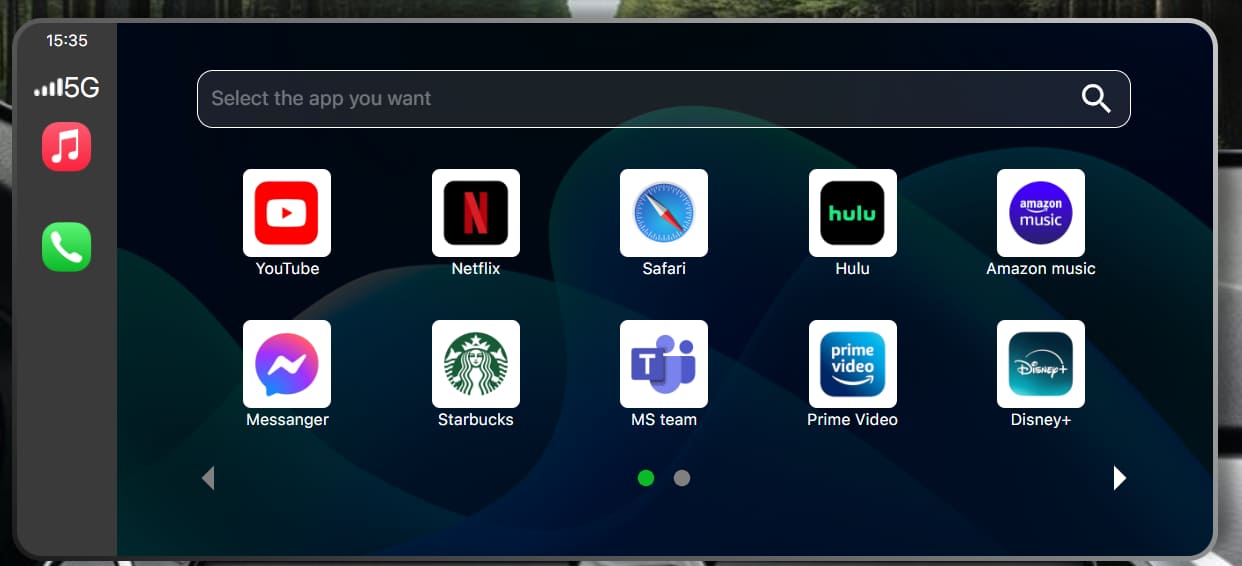select netflix on WheelPal