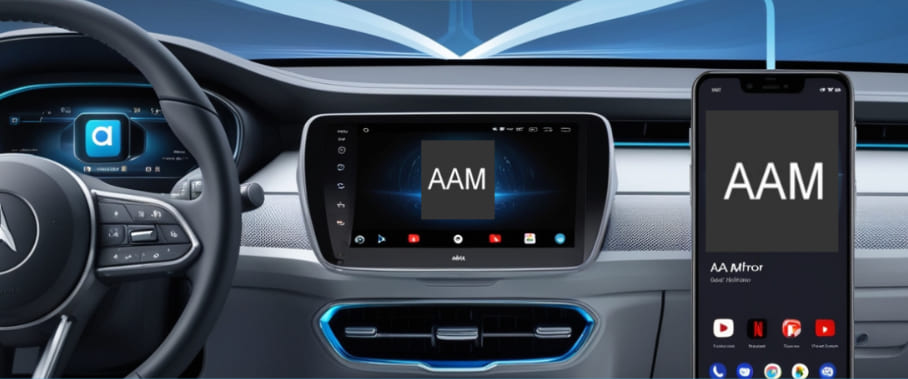 watch Netflix on Android Auto via AAM