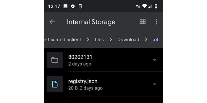 locate netflix location on android