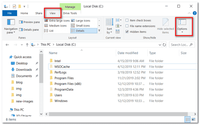open file explorer on pc