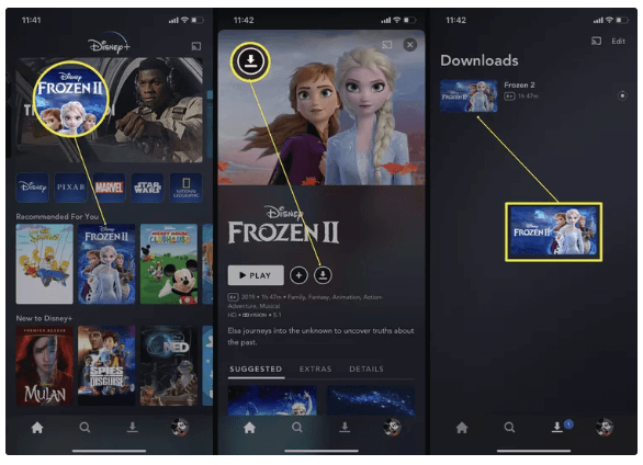 download Disney+ videos to watch abroad